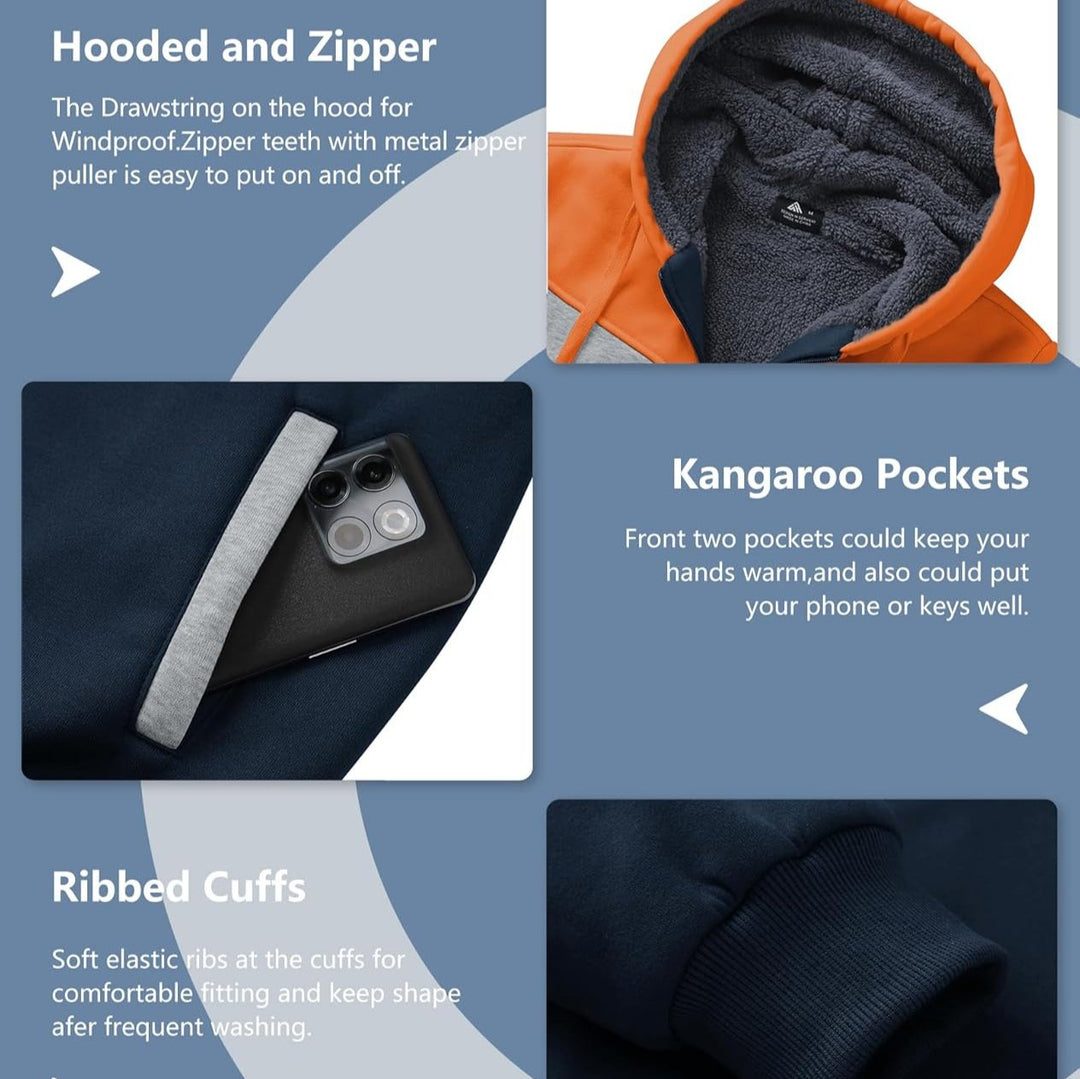 "Tundra" Fleece Lining Insulated Zip-Up