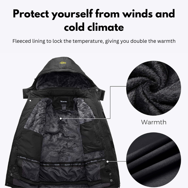 "Alpine" Fleece Insulated Winter Jacket