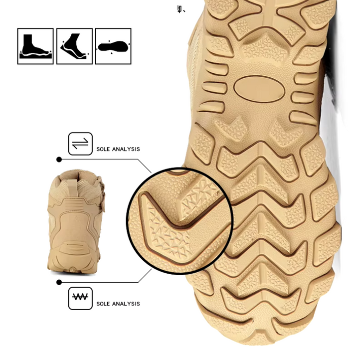 "Combat" Tactical Outdoor Water Resistant Boots