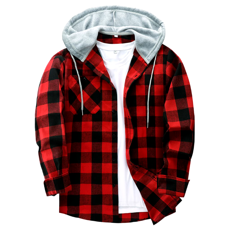 Flannel Insulated Work Hoodie