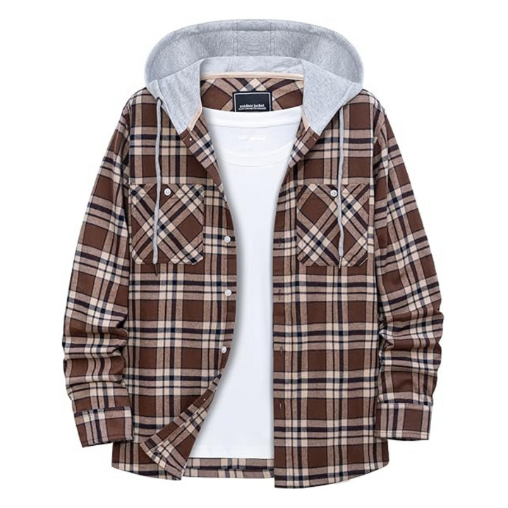 Flannel Insulated Work Hoodie