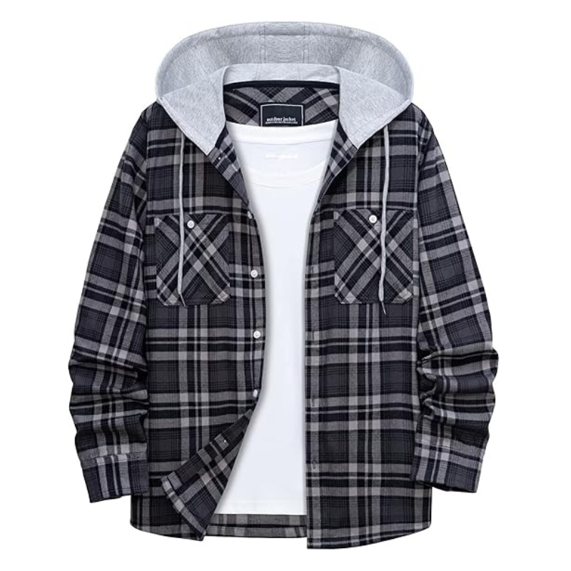 Flannel Insulated Work Hoodie