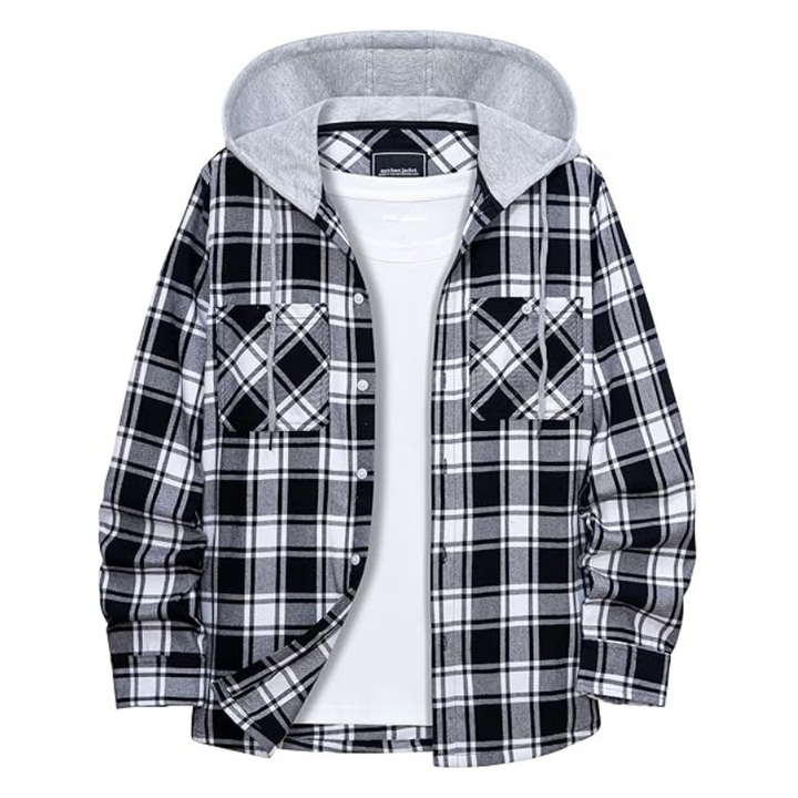 Flannel Insulated Work Hoodie