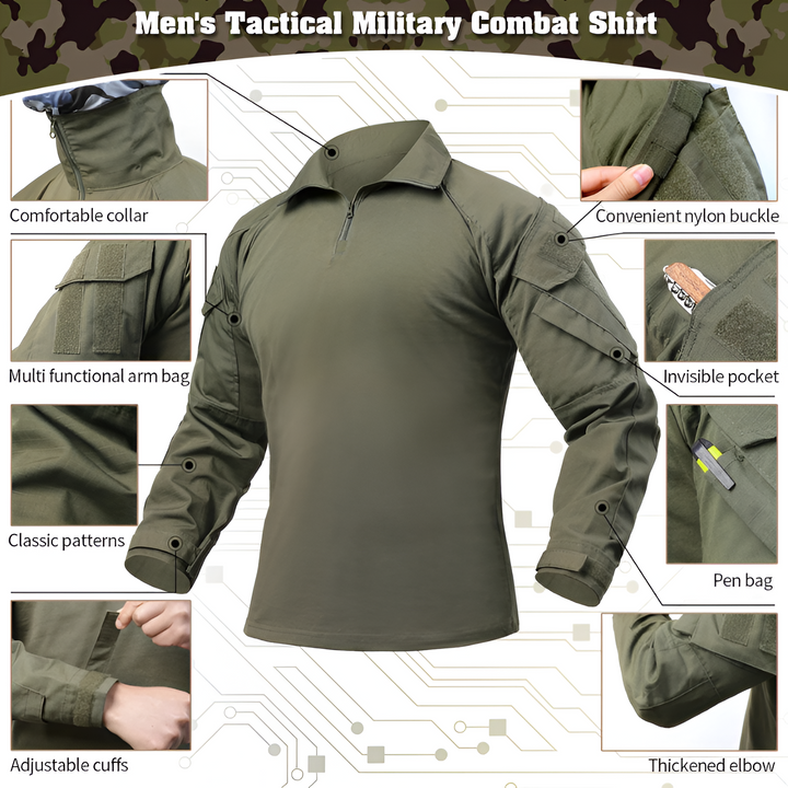 "Black Ops " Mens Tactical Outwear Longsleeve